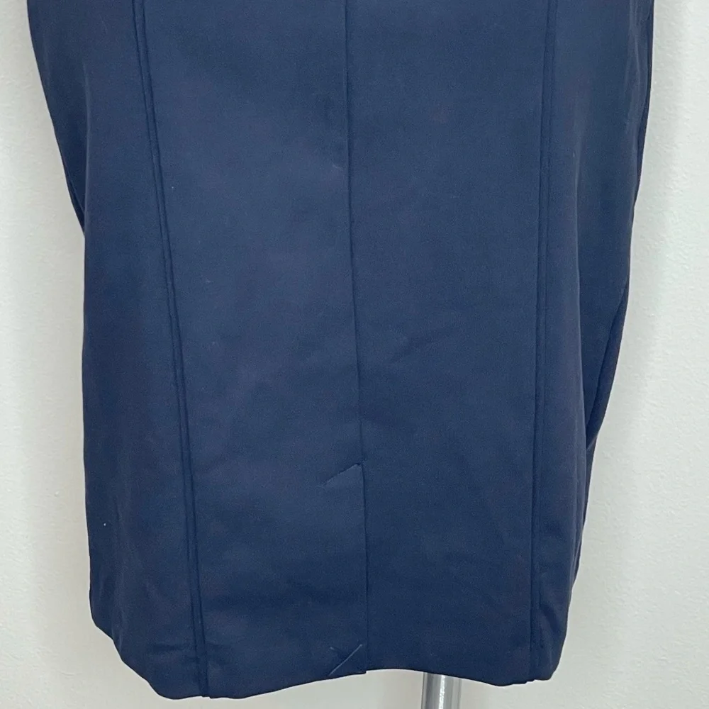 Brooks Brothers Navy Stretch Ponte Short Sleeve Sheath Dress - Picture 11 of 16